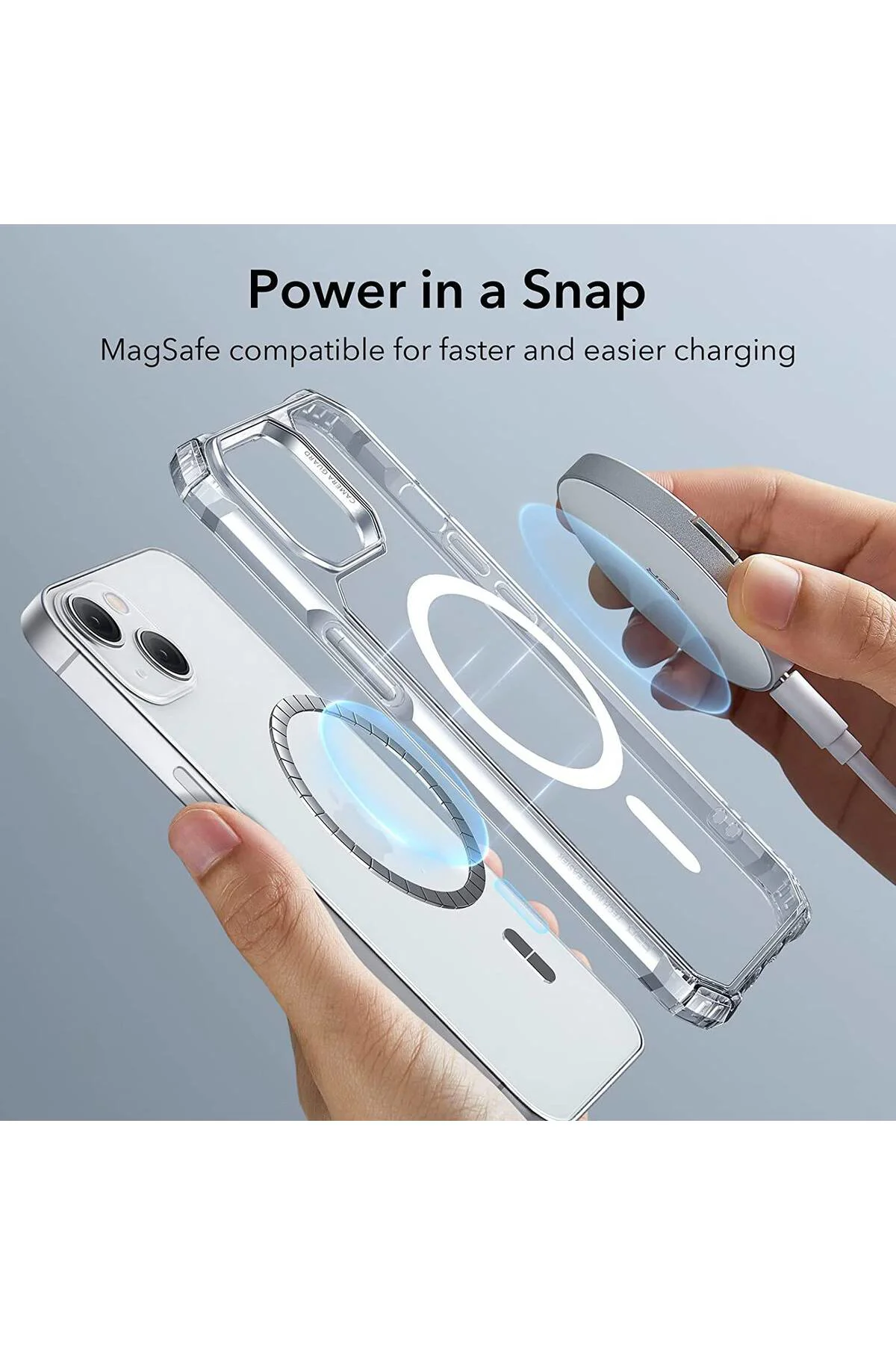 Apple iPhone 11 Magsafe Şeffaf Silikon Kılıf