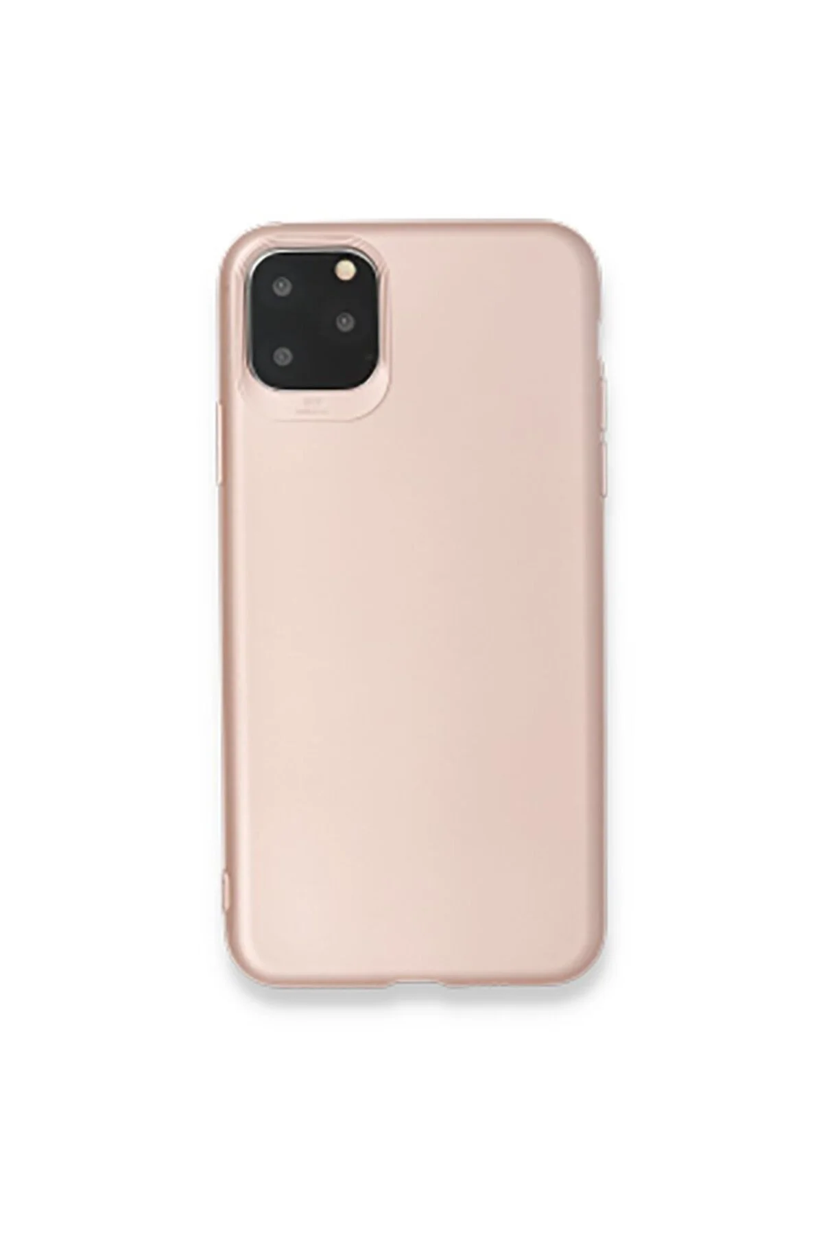 Apple iPhone 11 Pro Max (6.7'') Premium Silikon Kılıf Rose Gold