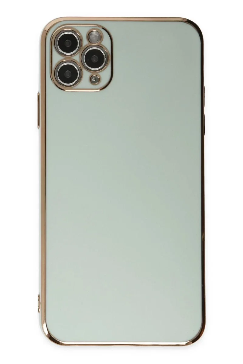 Apple iPhone 11 Pro Max Kılıf Volet Silikon - Açık Yeşil Apple iPhone 11 Pro Max Kılıf Volet Silikon - Açık Yeşil