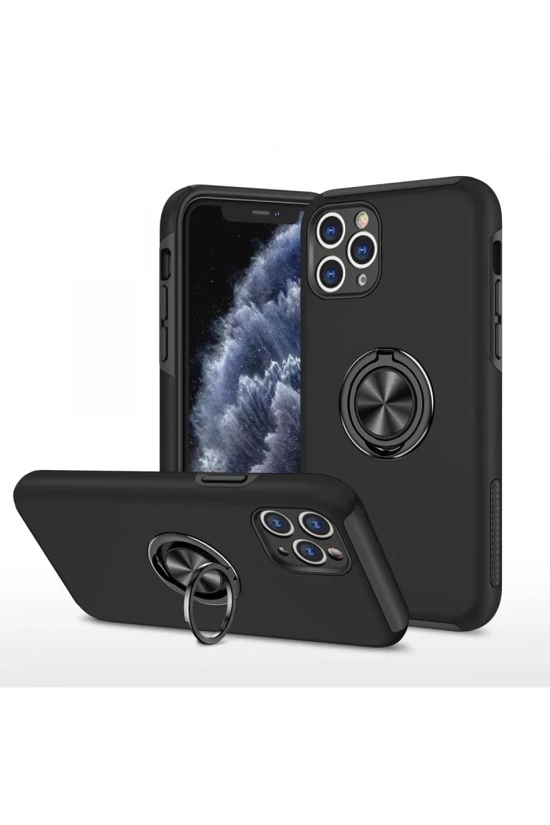 Apple iPhone 11 Pro Max Kılıf Elit Yüzüklü Kapak - Siyah Fiyatı, Yorumları ve Özellikleri