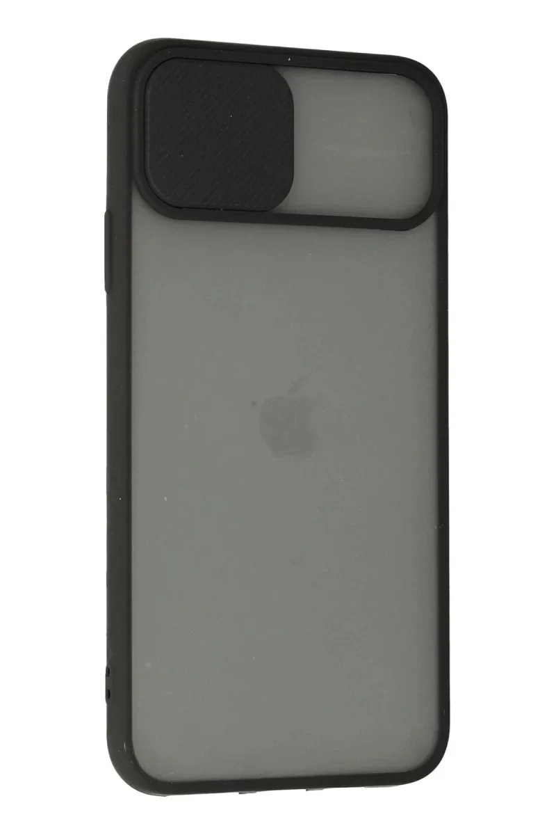 Apple iPhone 11 Pro Kılıf Palm Buzlu Kamera Sürgülü Silikon - Siyah Apple iPhone 11 Pro Kılıf Palm Buzlu Kamera Sürgülü Silikon - Siyah