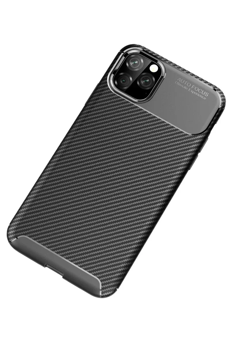 Apple iPhone 11 Pro Max Kılıf Auto Focus Karbon Kapak - Siyah Fiyatı, Yorumları ve Özellikleri