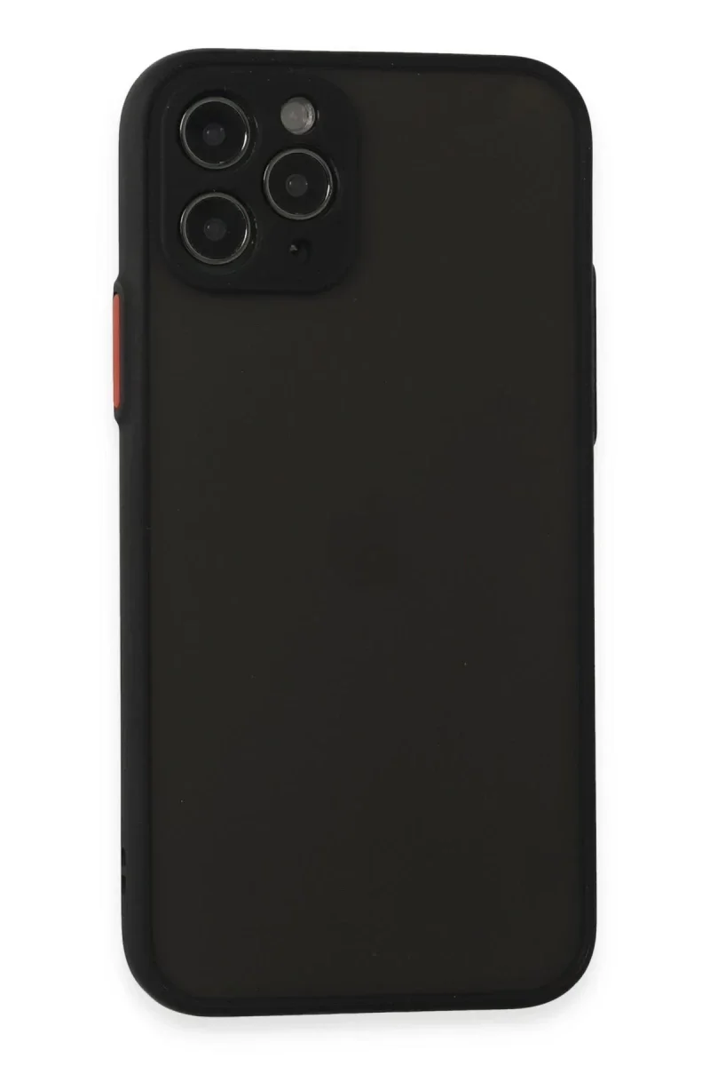 Apple iPhone 11 Pro Kılıf Montreal Silikon Kapak - Siyah
