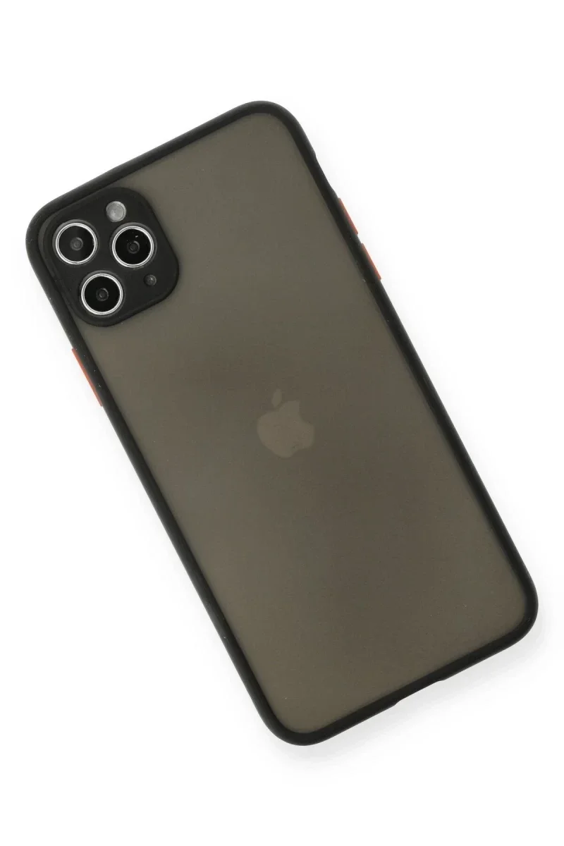 Apple iPhone 11 Pro Max Kılıf Montreal Silikon Kapak - Siyah Apple iPhone 11 Pro Max Kılıf Montreal Silikon Kapak - Siyah