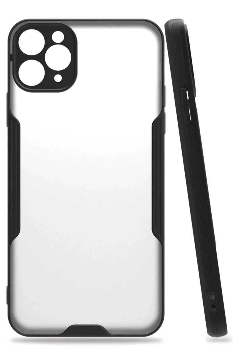 Apple iPhone 11 Pro Kılıf Platin Silikon - Siyah Apple iPhone 11 Pro Kılıf Platin Silikon - Siyah