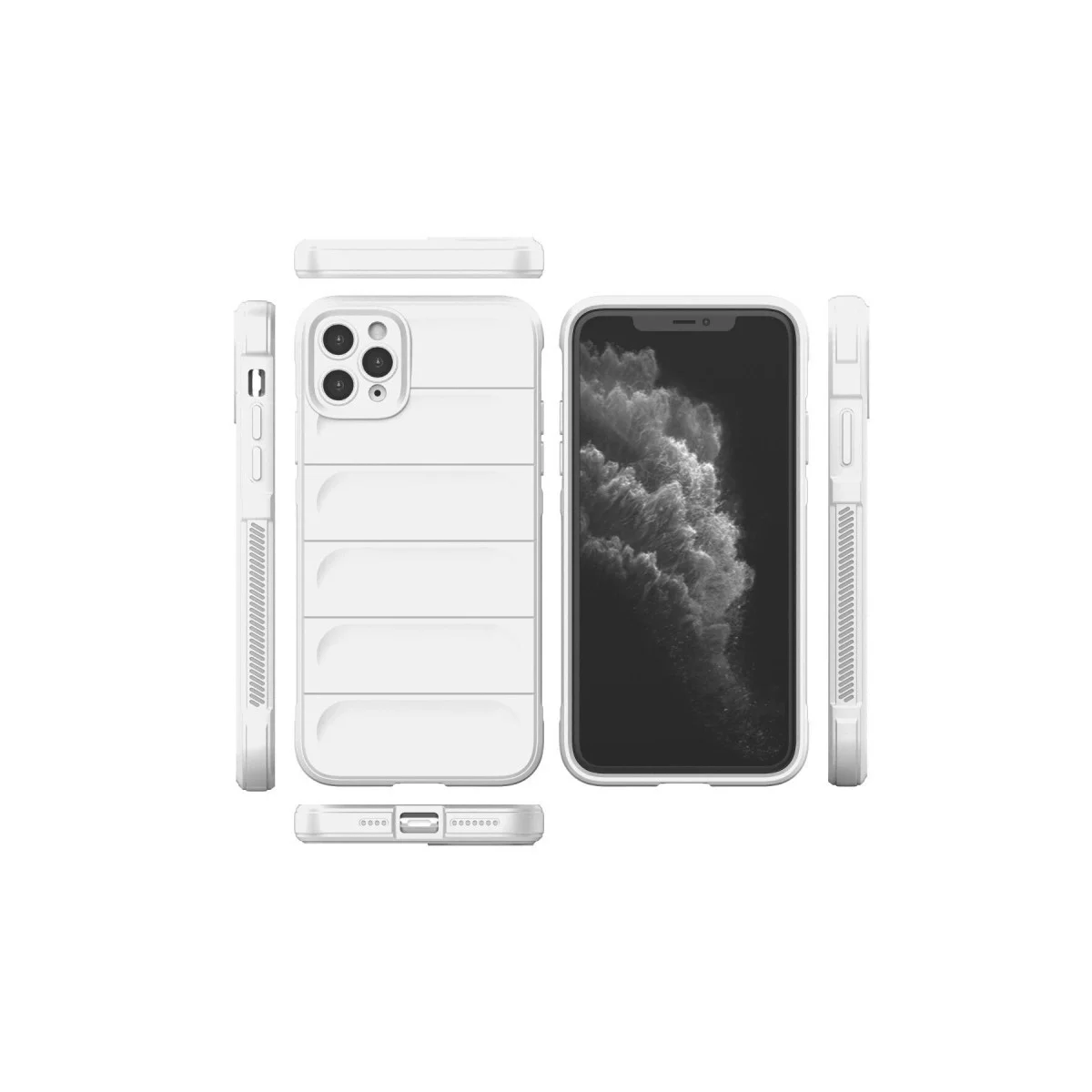 Apple İphone 11 Pro Kılıf Optimum Silikon - Krem Apple İphone 11 Pro Kılıf Optimum Silikon - Krem