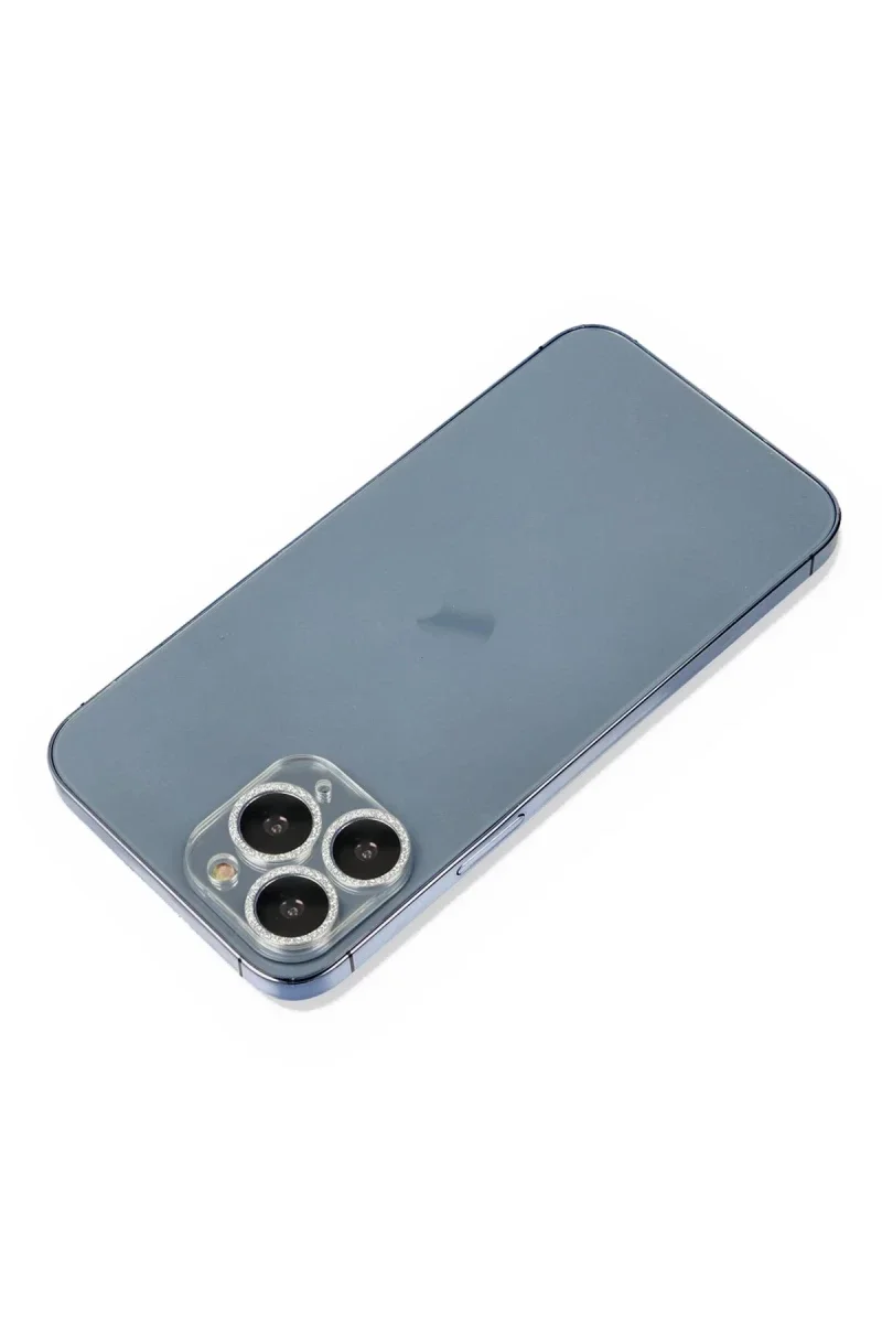 Apple iPhone 11 Pro Max Shine Kamera Lens Koruma Cam - Gümüş Apple iPhone 11 Pro Max Shine Kamera Lens Koruma Cam - Gümüş