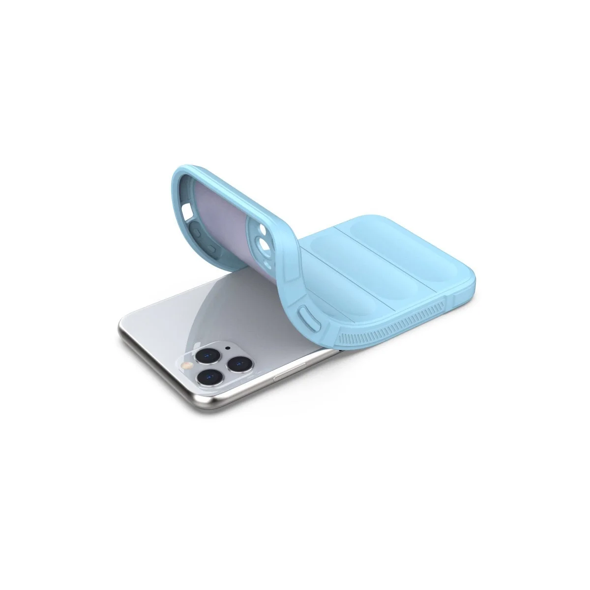 Apple İphone 11 Pro Kılıf Optimum Silikon - Sky Blue Apple İphone 11 Pro Kılıf Optimum Silikon - Sky Blue