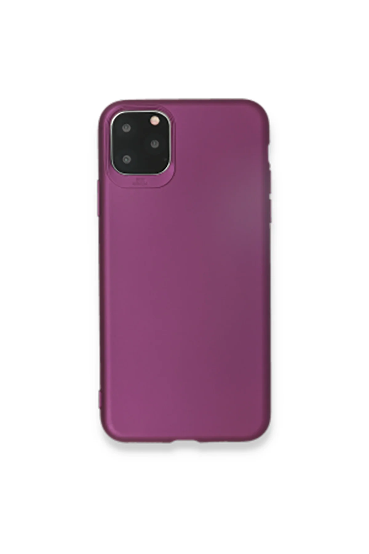Apple iPhone 11 Pro (5.8'') Premium Silikon Kılıf Bordo