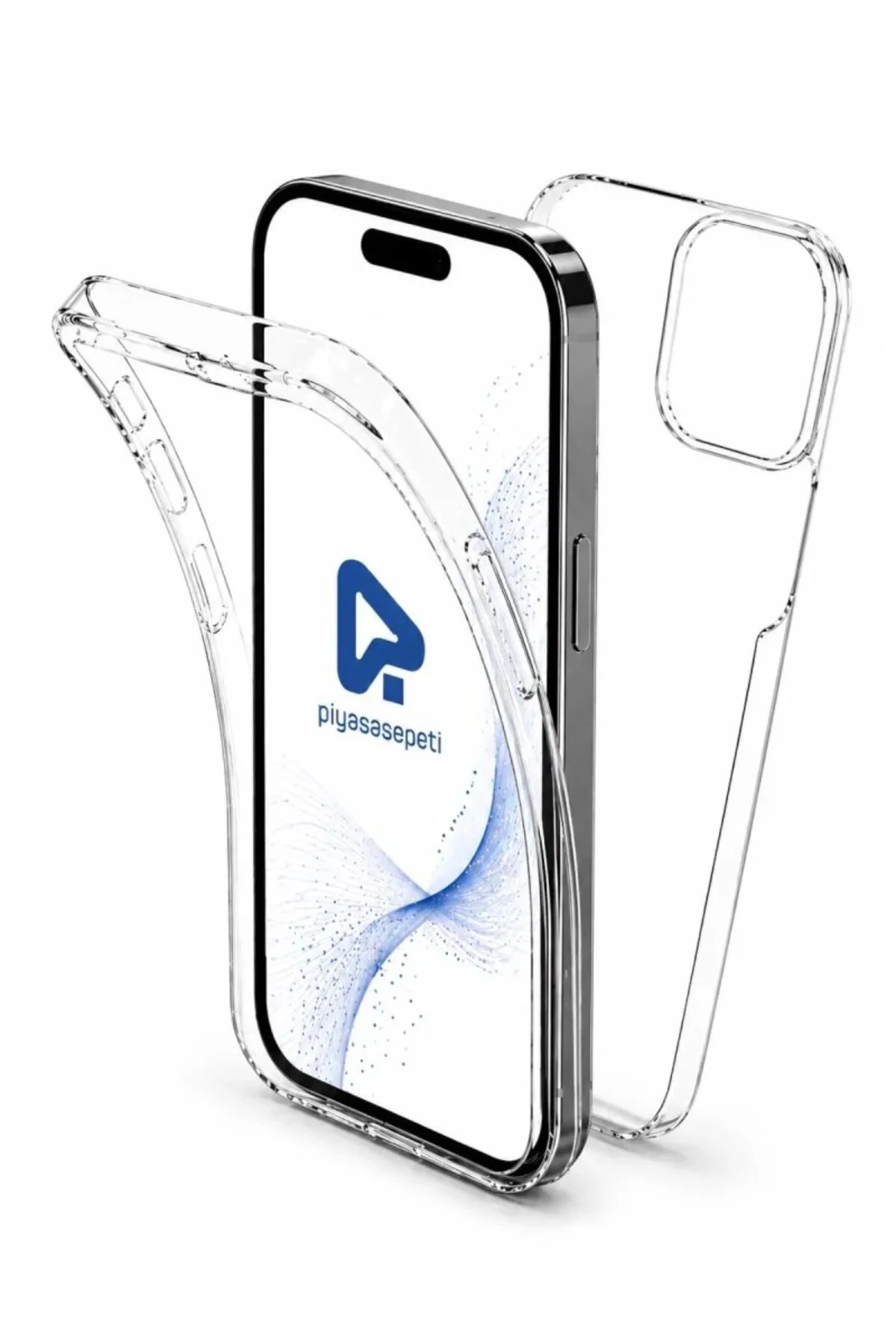 Apple iPhone 11 Pro Max Çift Taraflı Silikon Kılıf Şeffaf