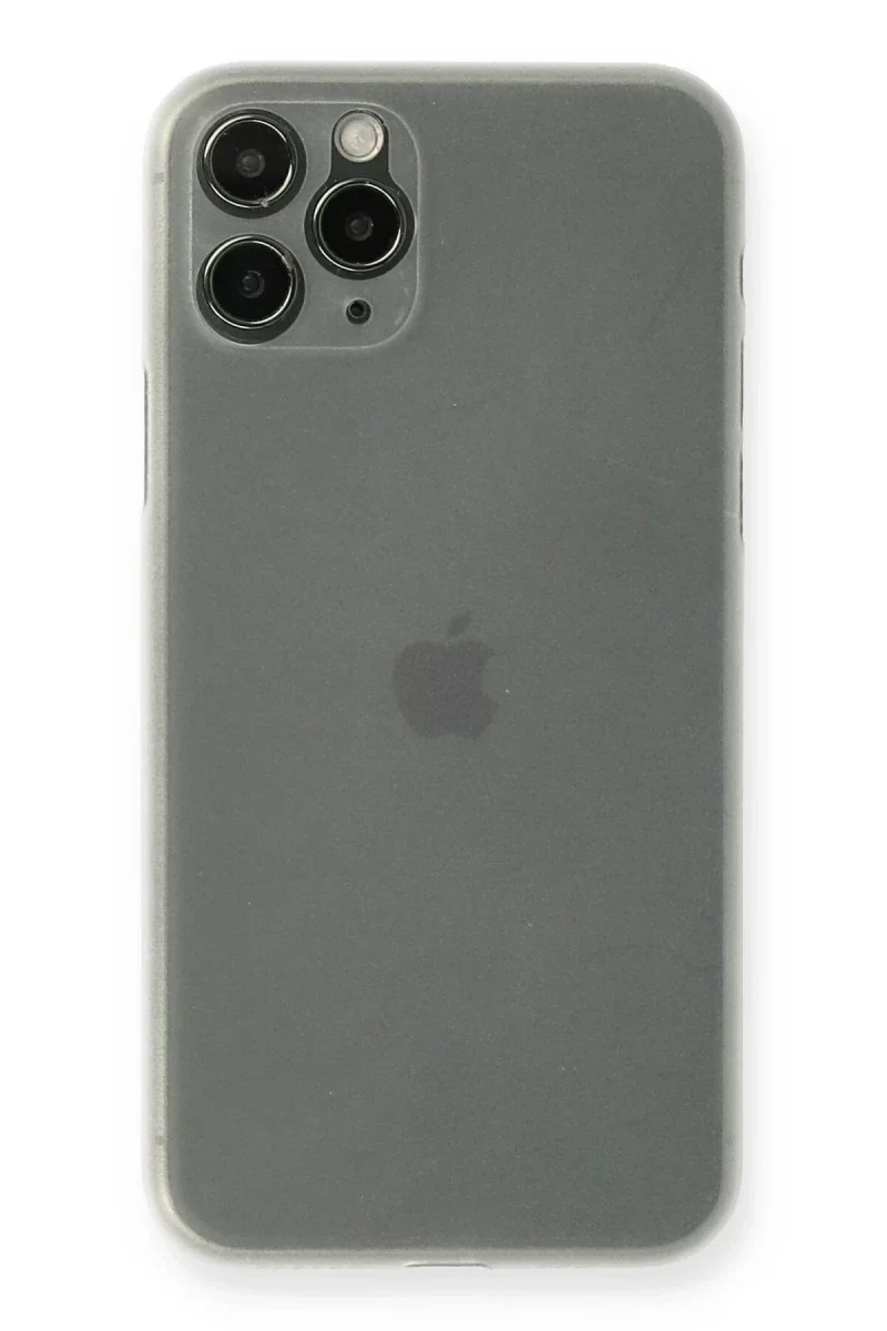 Apple iPhone 11 Pro Kılıf PP Ultra İnce Kapak - Beyaz