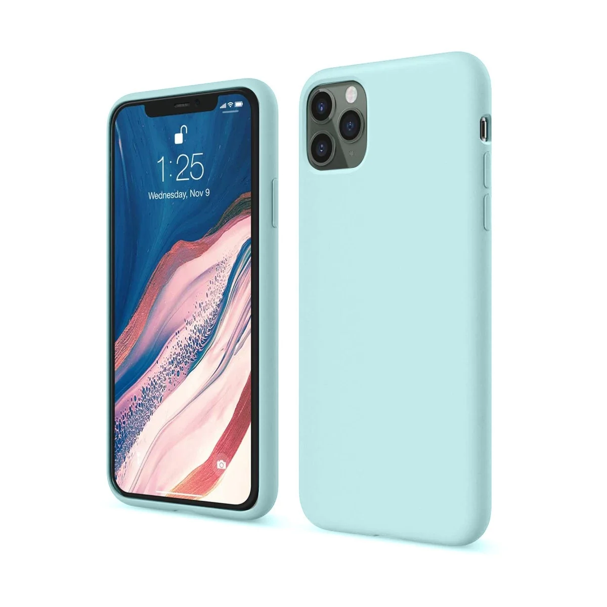 Apple iPhone 11 Pro Kılıf First Silikon - Turkuaz Apple iPhone 11 Pro Kılıf First Silikon - Turkuaz