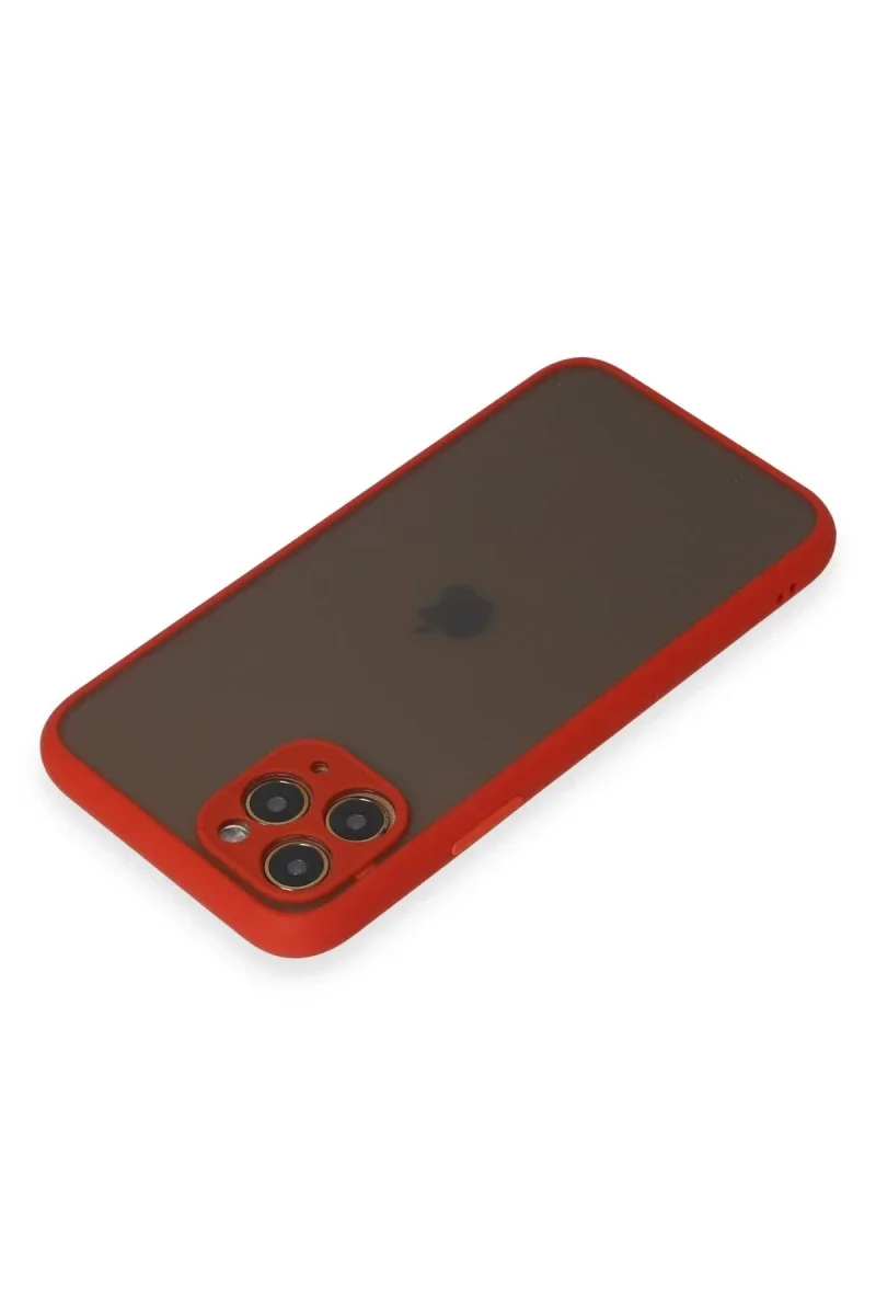 Apple iPhone 11 Pro Kılıf Montreal Silikon Kapak - Kırmızı Fiyatı, Yorumları ve Özellikleri
