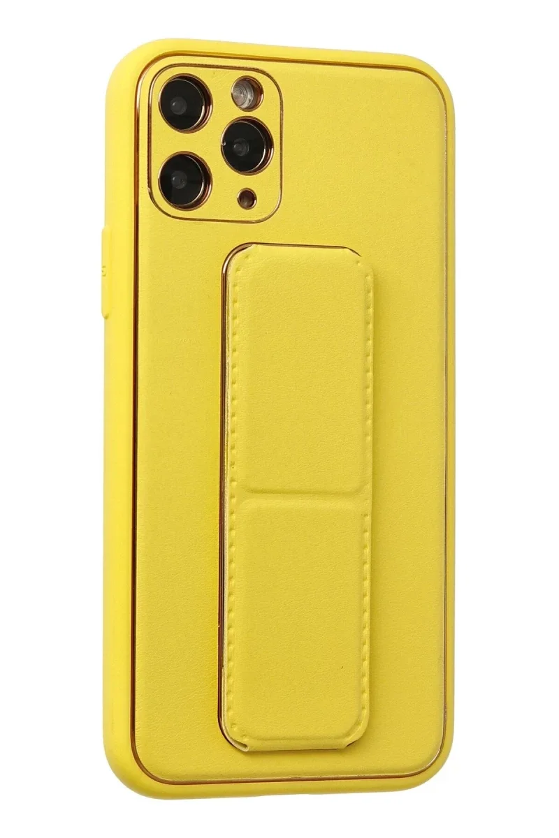Apple iPhone 11 Pro Kılıf Coco Deri Standlı Kapak - Sarı Fiyatı, Yorumları ve Özellikleri