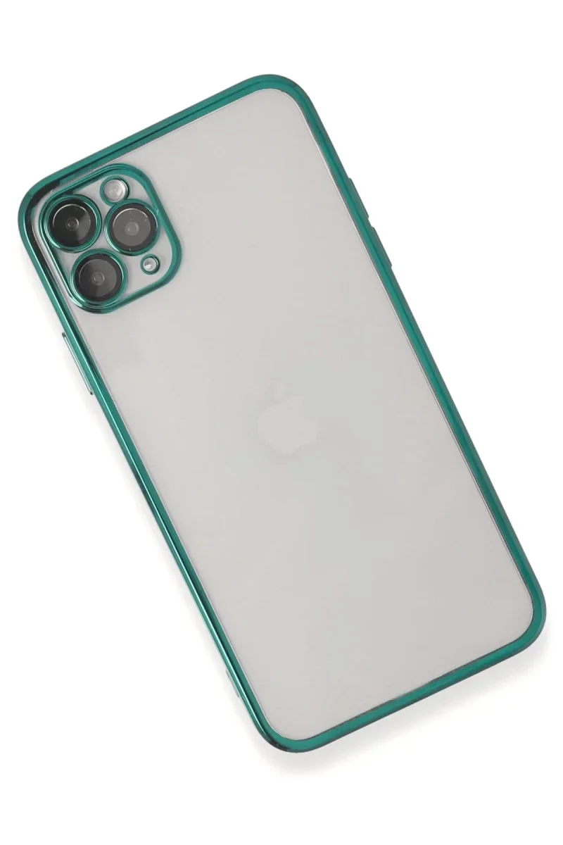Apple iPhone 11 Pro Kılıf Razer Lensli Silikon - Yeşil Apple iPhone 11 Pro Kılıf Razer Lensli Silikon - Yeşil