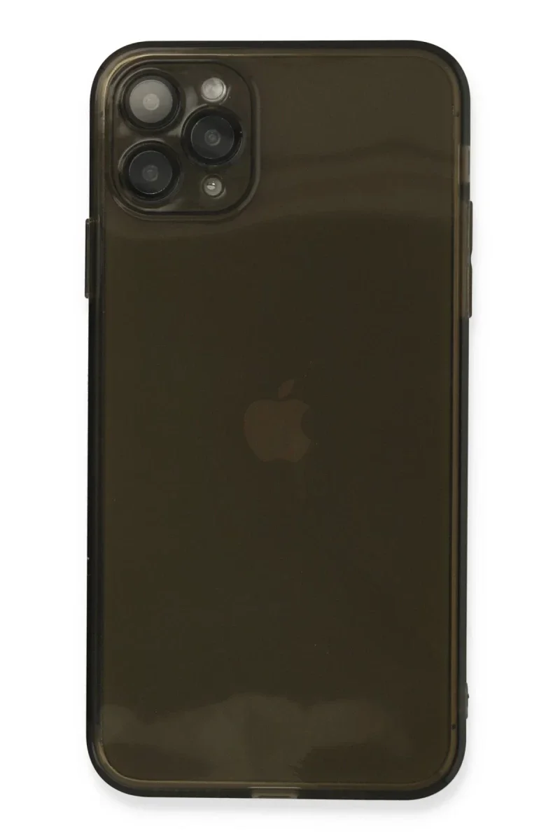 Apple iPhone 11 Pro Kılıf Fly Lens Silikon - Siyah