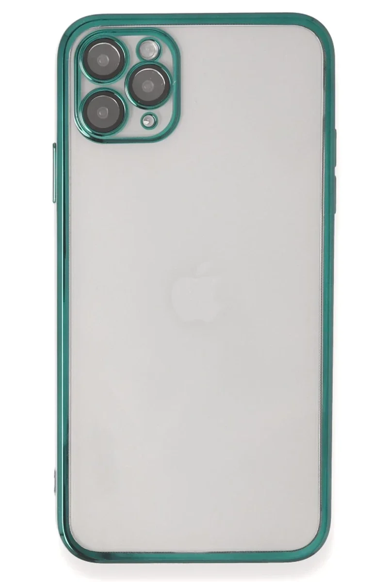Apple iPhone 11 Pro Kılıf Razer Lensli Silikon - Yeşil Apple iPhone 11 Pro Kılıf Razer Lensli Silikon - Yeşil