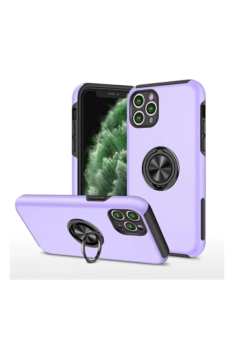 Apple iPhone 11 Pro Max Kılıf Elit Yüzüklü Kapak - Mor Fiyatı, Yorumları ve Özellikleri
