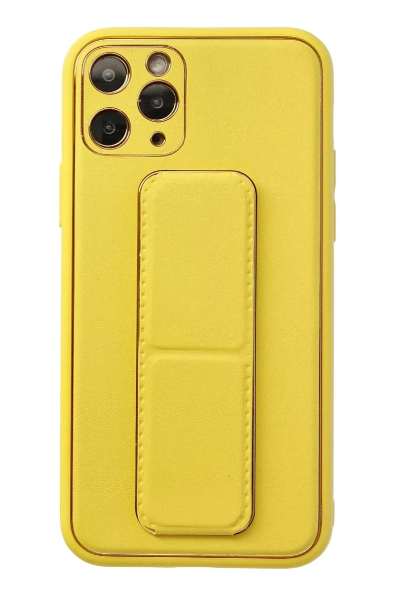 Apple iPhone 11 Pro Kılıf Coco Deri Standlı Kapak - Sarı Fiyatı, Yorumları ve Özellikleri