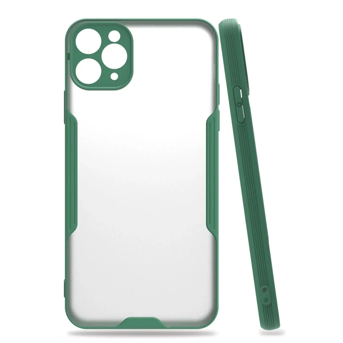 Apple iPhone 11 Pro Max Kılıf Platin Silikon - Yeşil Apple iPhone 11 Pro Max Kılıf Platin Silikon - Yeşil