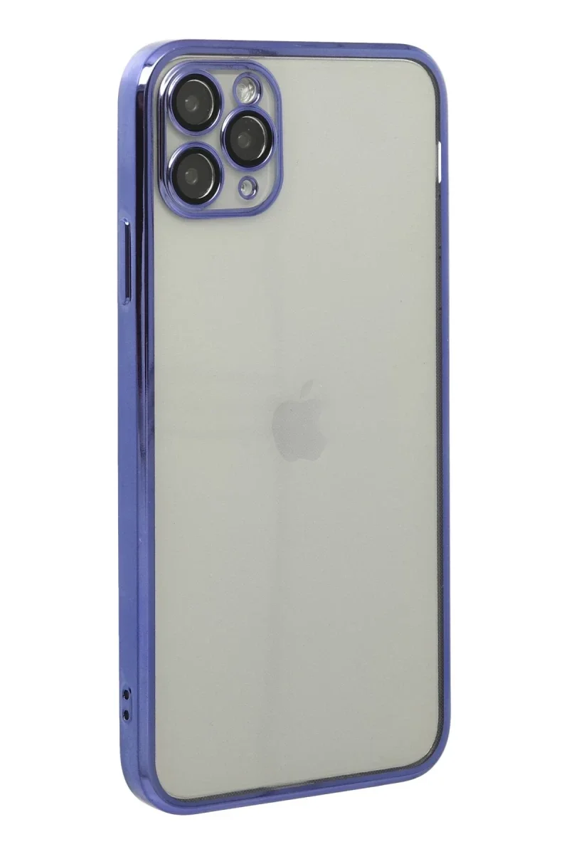 Apple iPhone 11 Pro Kılıf Razer Lensli Silikon - Mor Apple iPhone 11 Pro Kılıf Razer Lensli Silikon - Mor