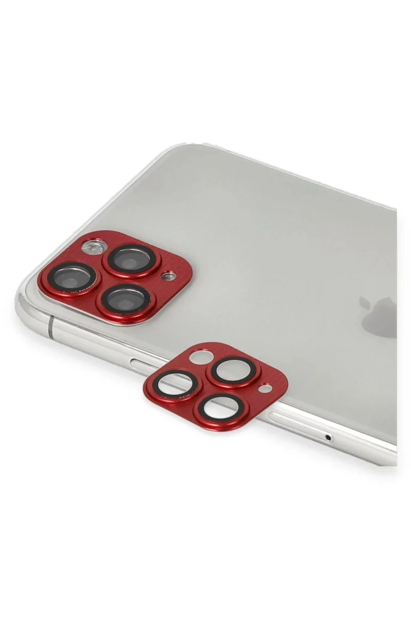 Apple iPhone 11 Pro Max Pers Alüminyum Kamera Lens - Kırmızı Fiyatı, Yorumları ve Özellikleri
