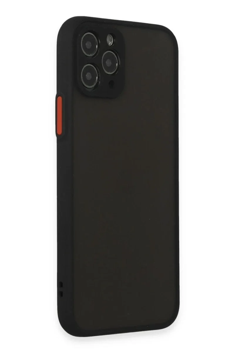 Apple iPhone 11 Pro Kılıf Montreal Silikon Kapak - Siyah