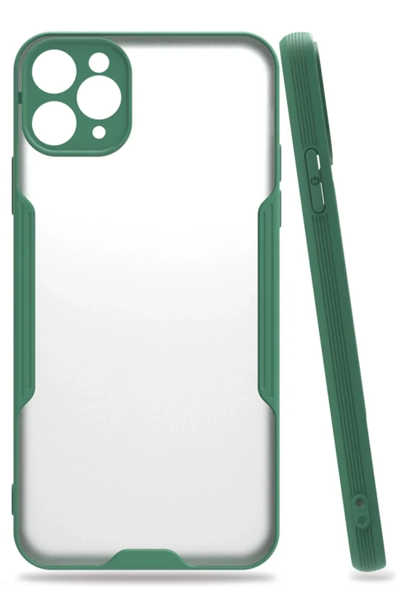 Apple iPhone 11 Pro Kılıf Platin Silikon - Yeşil Apple iPhone 11 Pro Kılıf Platin Silikon - Yeşil