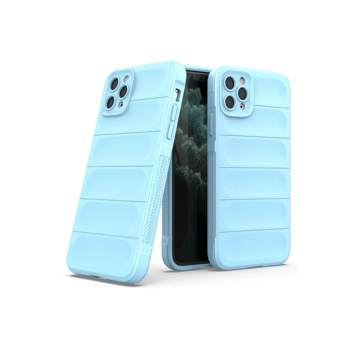Apple İphone 11 Pro Kılıf Optimum Silikon - Sky Blue Apple İphone 11 Pro Kılıf Optimum Silikon - Sky Blue