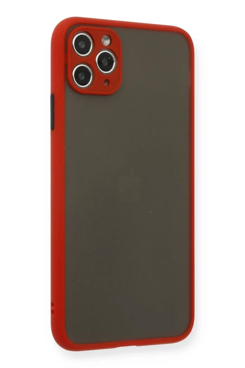 Apple iPhone 11 Pro Max Kılıf Montreal Silikon Kapak - Kırmızı Fiyatı, Yorumları ve Özellikleri