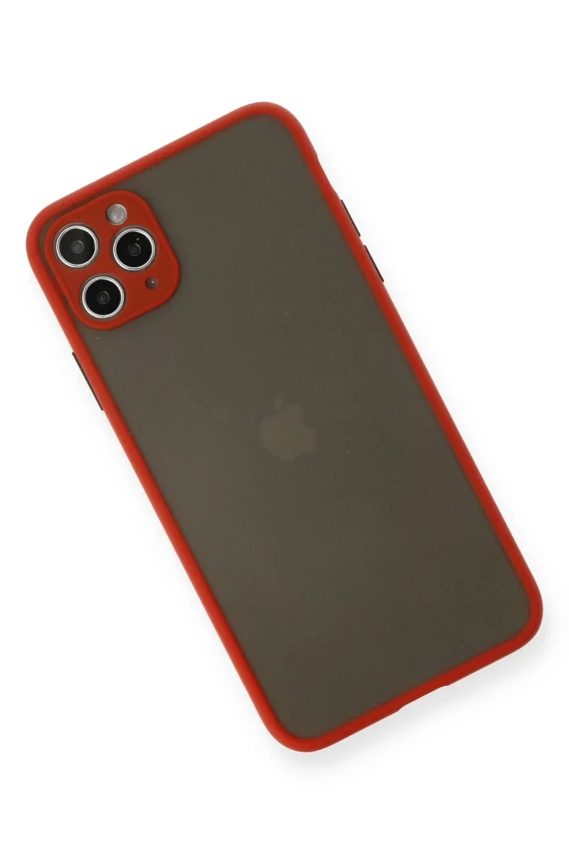 Apple iPhone 11 Pro Max Kılıf Montreal Silikon Kapak - Kırmızı Fiyatı, Yorumları ve Özellikleri