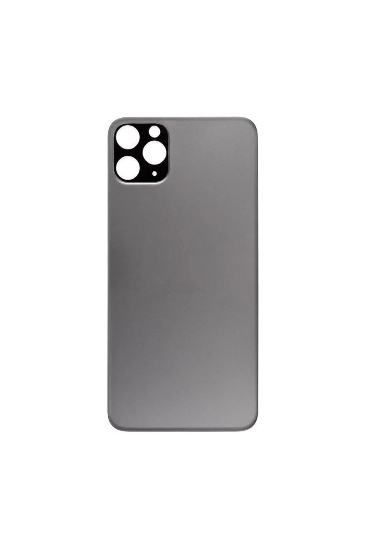 Apple iPhone 11 Pro Uyumlu, Logolu, Arka Pil Batarya Kapağı - LAZER KESİM - LENS HARİÇ Koyu Gri Apple iPhone 11 Pro Uyumlu, Logolu, Arka Pil Batarya Kapağı - LAZER KESİM - LENS HARİÇ Koyu Gri