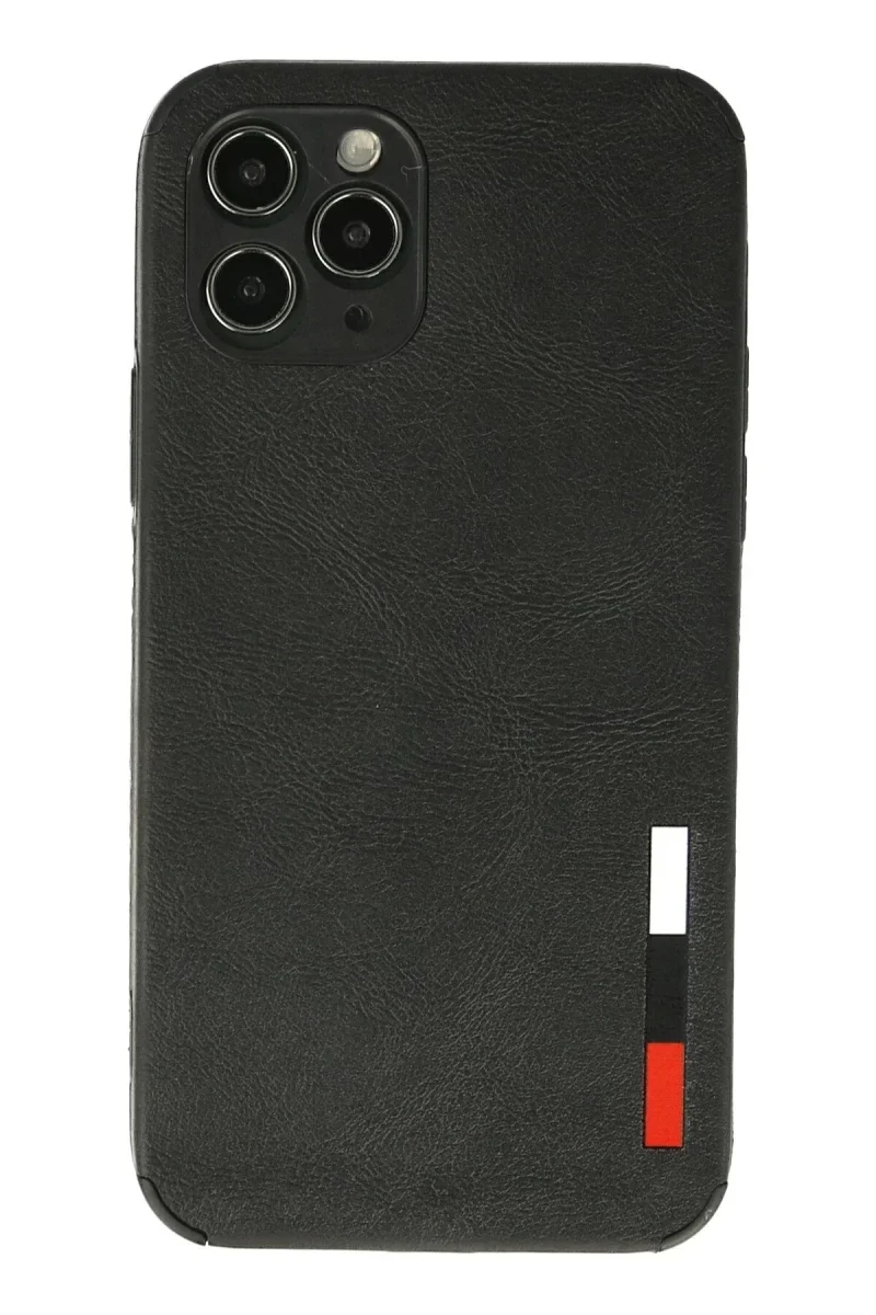 Apple iPhone 11 Pro Max Kılıf Loop Deri Silikon - Siyah Apple iPhone 11 Pro Max Kılıf Loop Deri Silikon - Siyah