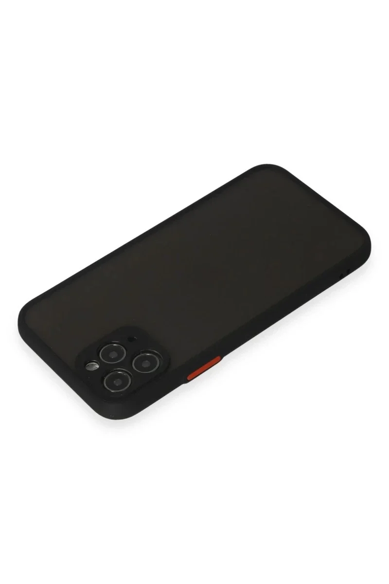 Apple iPhone 11 Pro Kılıf Montreal Silikon Kapak - Siyah
