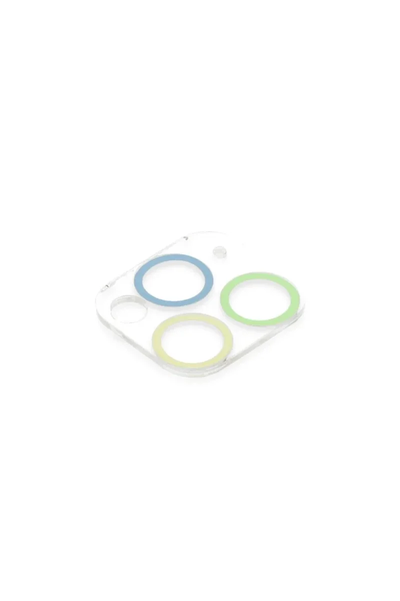 Apple iPhone 11 Pro Renkli Kamera Lens Koruma Cam - Yeşil-Sarı Apple iPhone 11 Pro Renkli Kamera Lens Koruma Cam - Yeşil-Sarı
