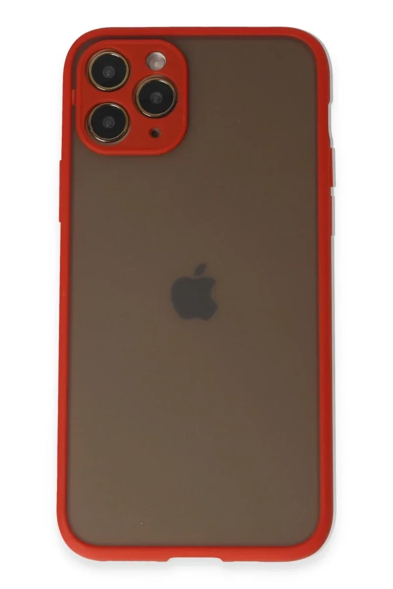 Apple iPhone 11 Pro Kılıf Montreal Silikon Kapak - Kırmızı Fiyatı, Yorumları ve Özellikleri