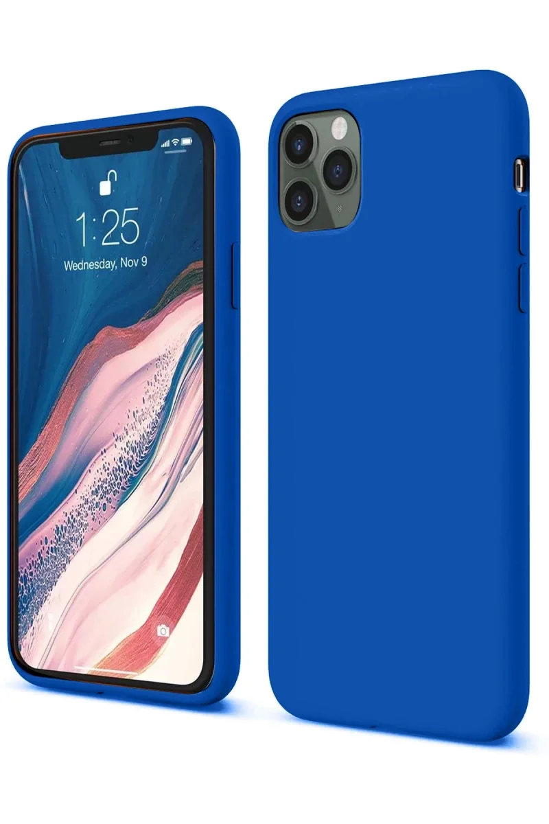 Apple iPhone 11 Pro Kılıf First Silikon - Mavi