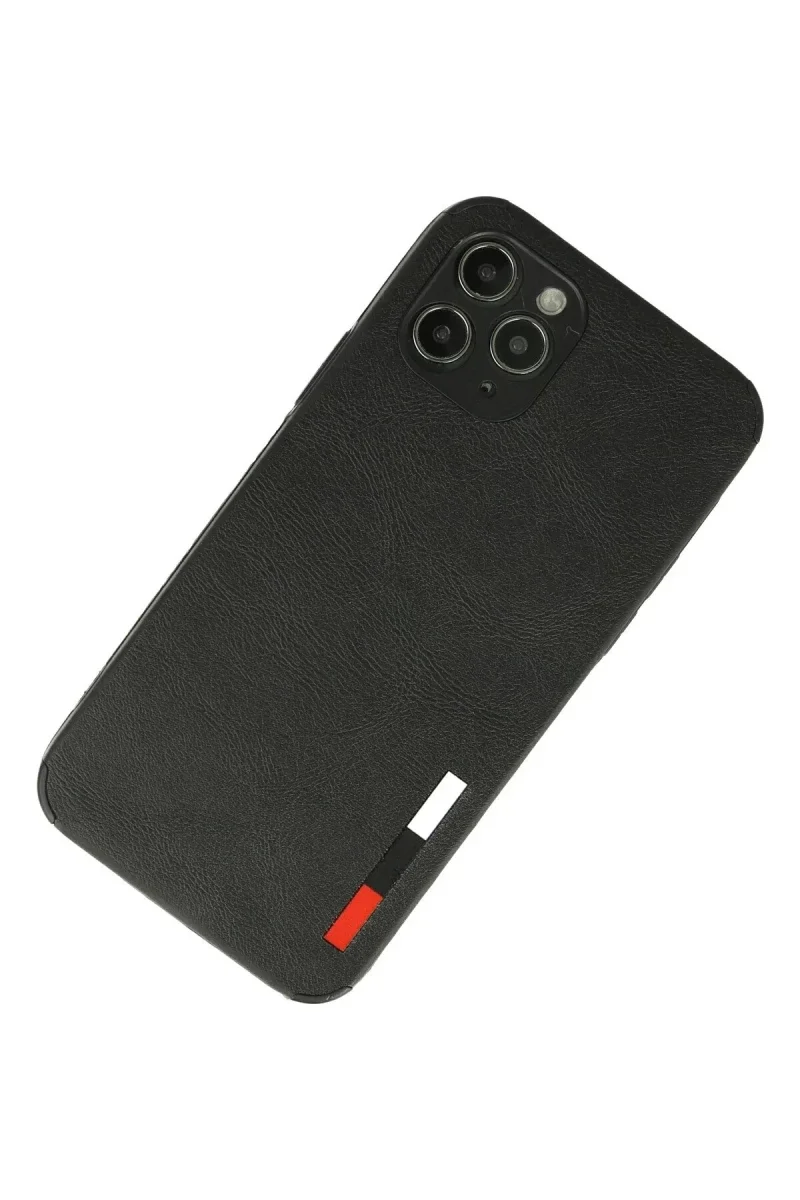 Apple iPhone 11 Pro Kılıf Loop Deri Silikon - Siyah Apple iPhone 11 Pro Kılıf Loop Deri Silikon - Siyah