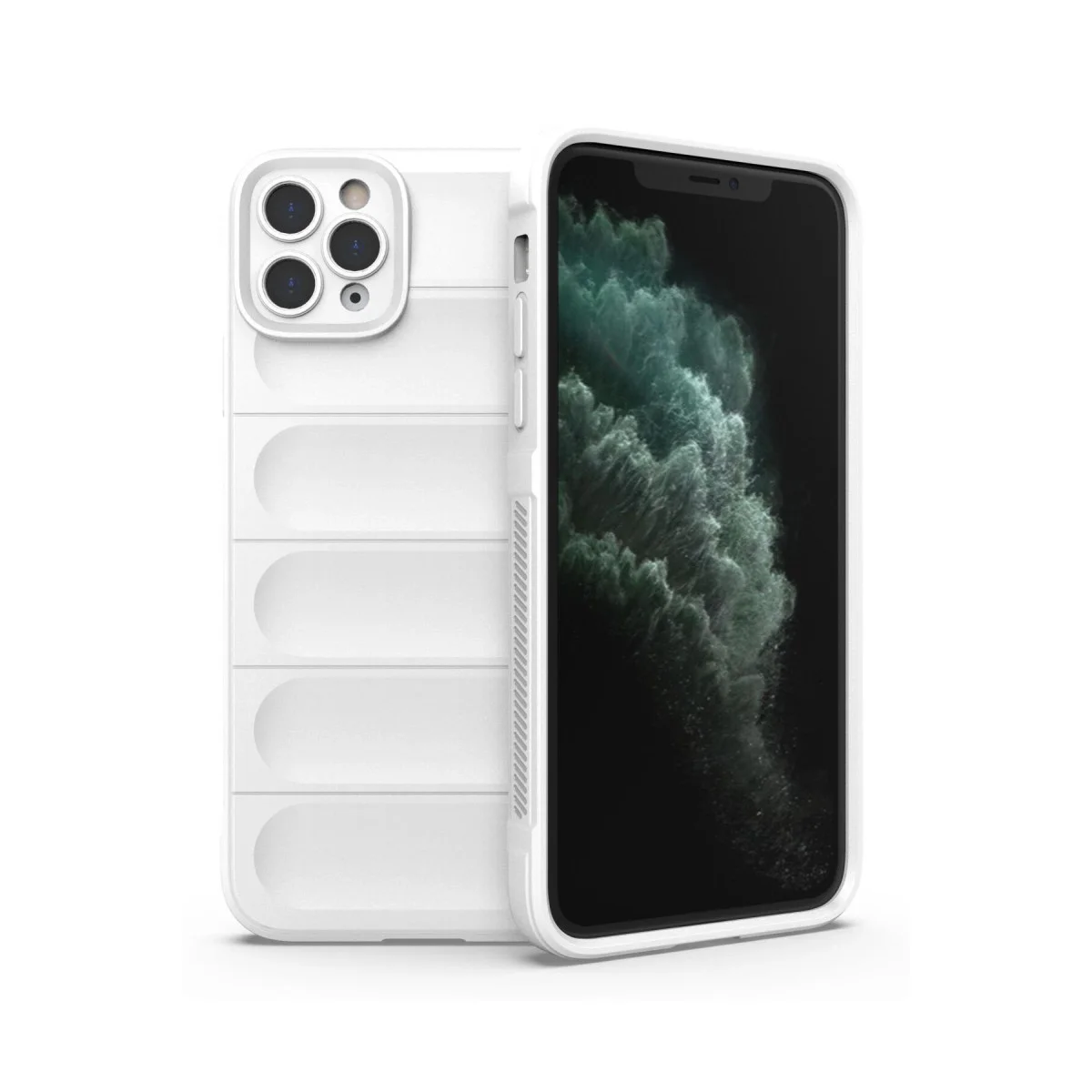 Apple İphone 11 Pro Kılıf Optimum Silikon - Krem Apple İphone 11 Pro Kılıf Optimum Silikon - Krem