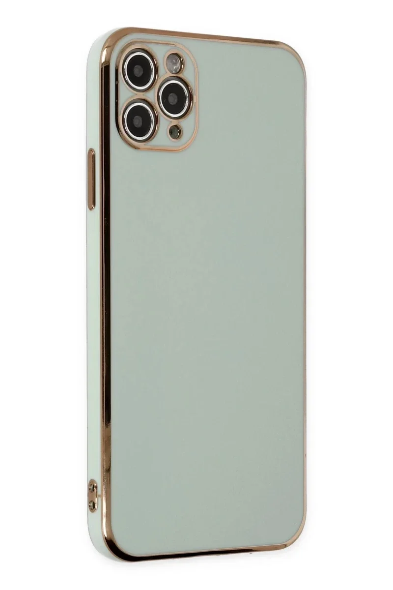 Apple iPhone 11 Pro Max Kılıf Volet Silikon - Açık Yeşil Apple iPhone 11 Pro Max Kılıf Volet Silikon - Açık Yeşil