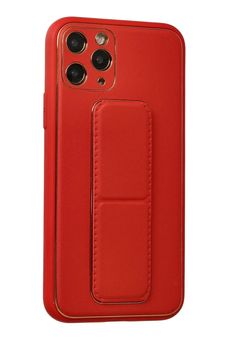 Apple iPhone 11 Pro Kılıf Coco Deri Standlı Kapak - Kırmızı Fiyatı, Yorumları ve Özellikleri