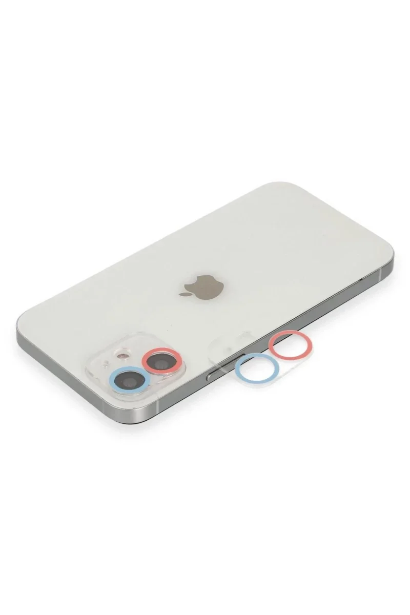 Apple iPhone 11 Renkli Kamera Lens Koruma Cam - Pembe-Mavi Apple iPhone 11 Renkli Kamera Lens Koruma Cam - Pembe-Mavi