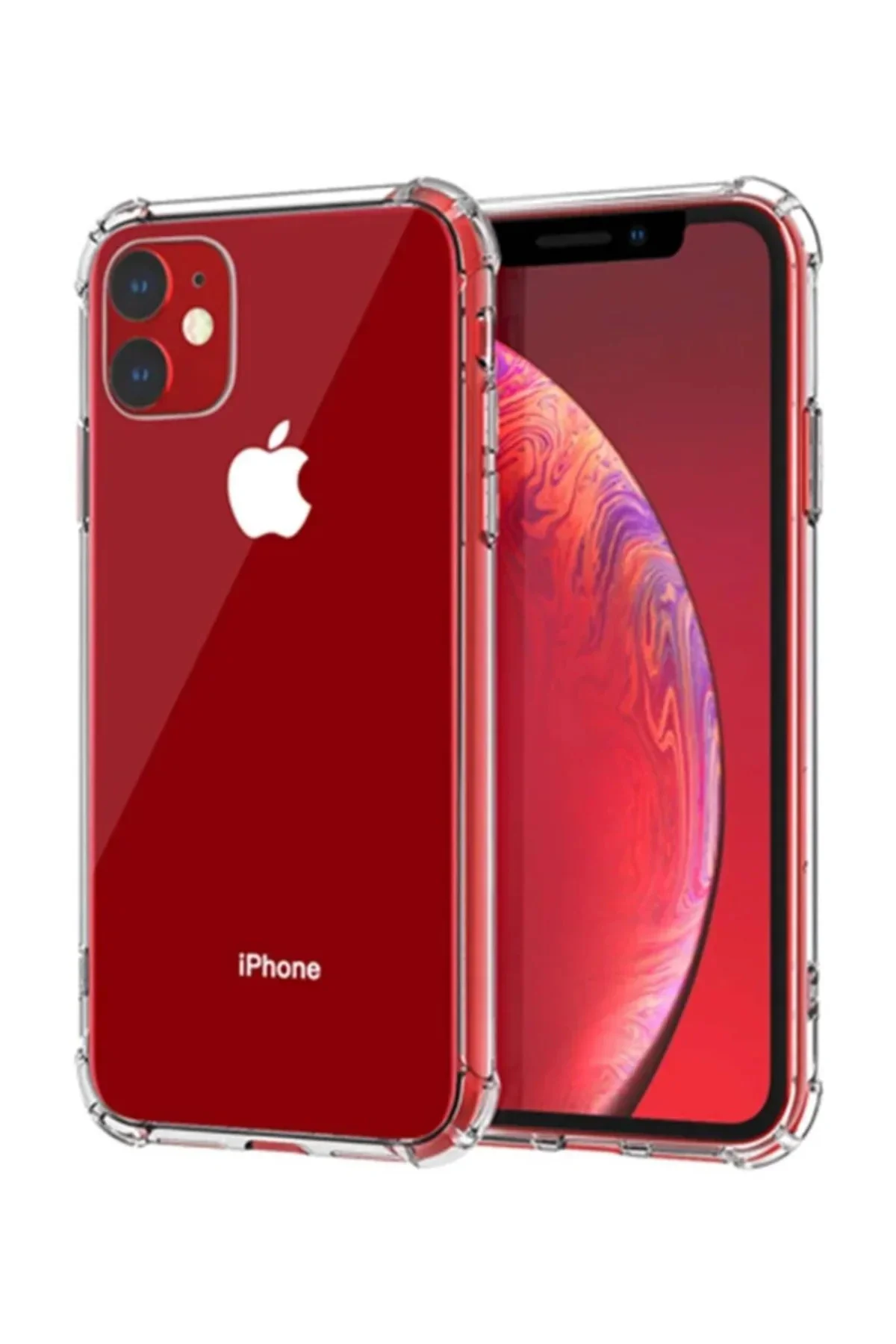 Apple iPhone 11 Şeffaf Darbe Emici Anti Şok Silikon Kılıf