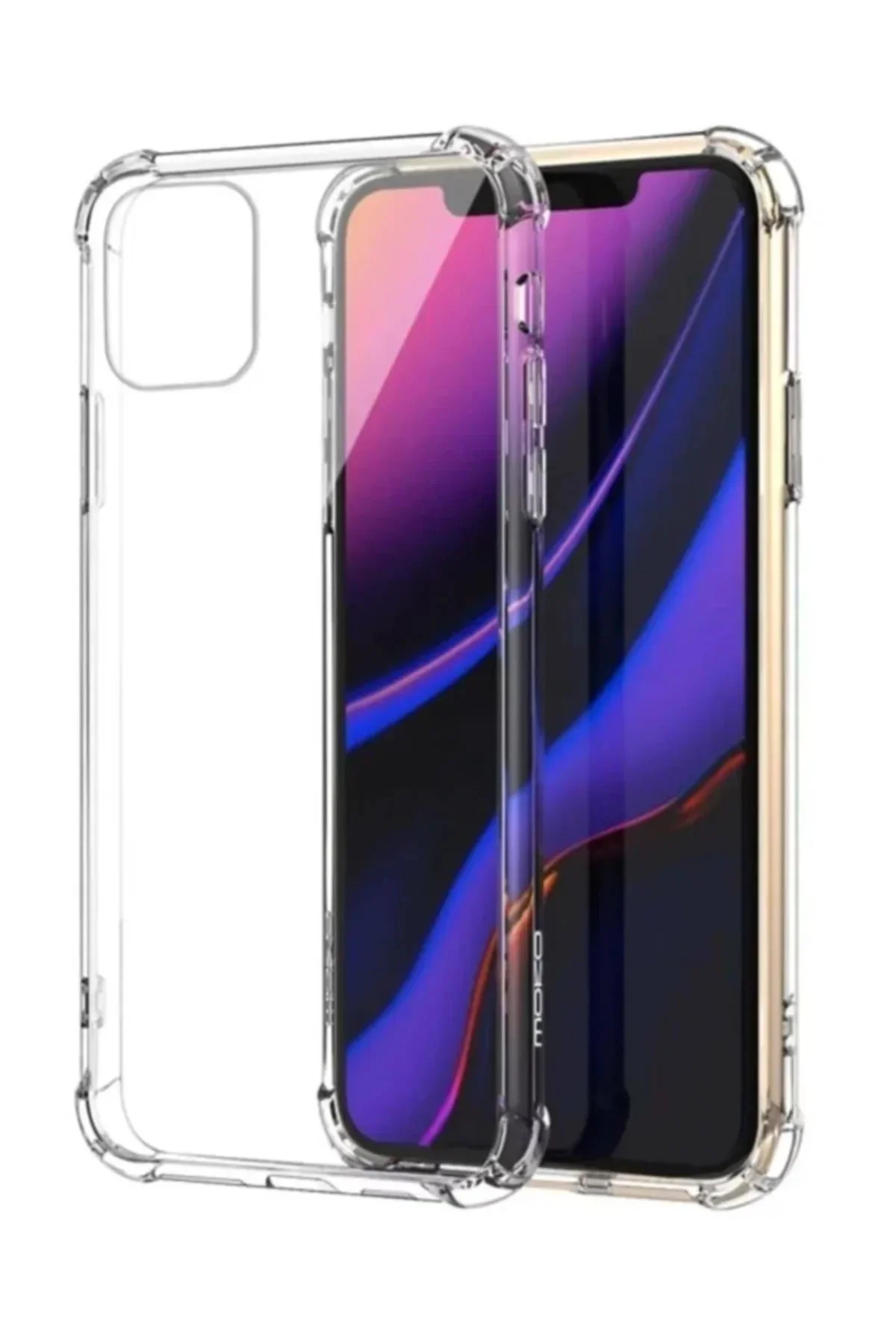 Apple iPhone 11 Şeffaf Darbe Emici Anti Şok Silikon Kılıf
