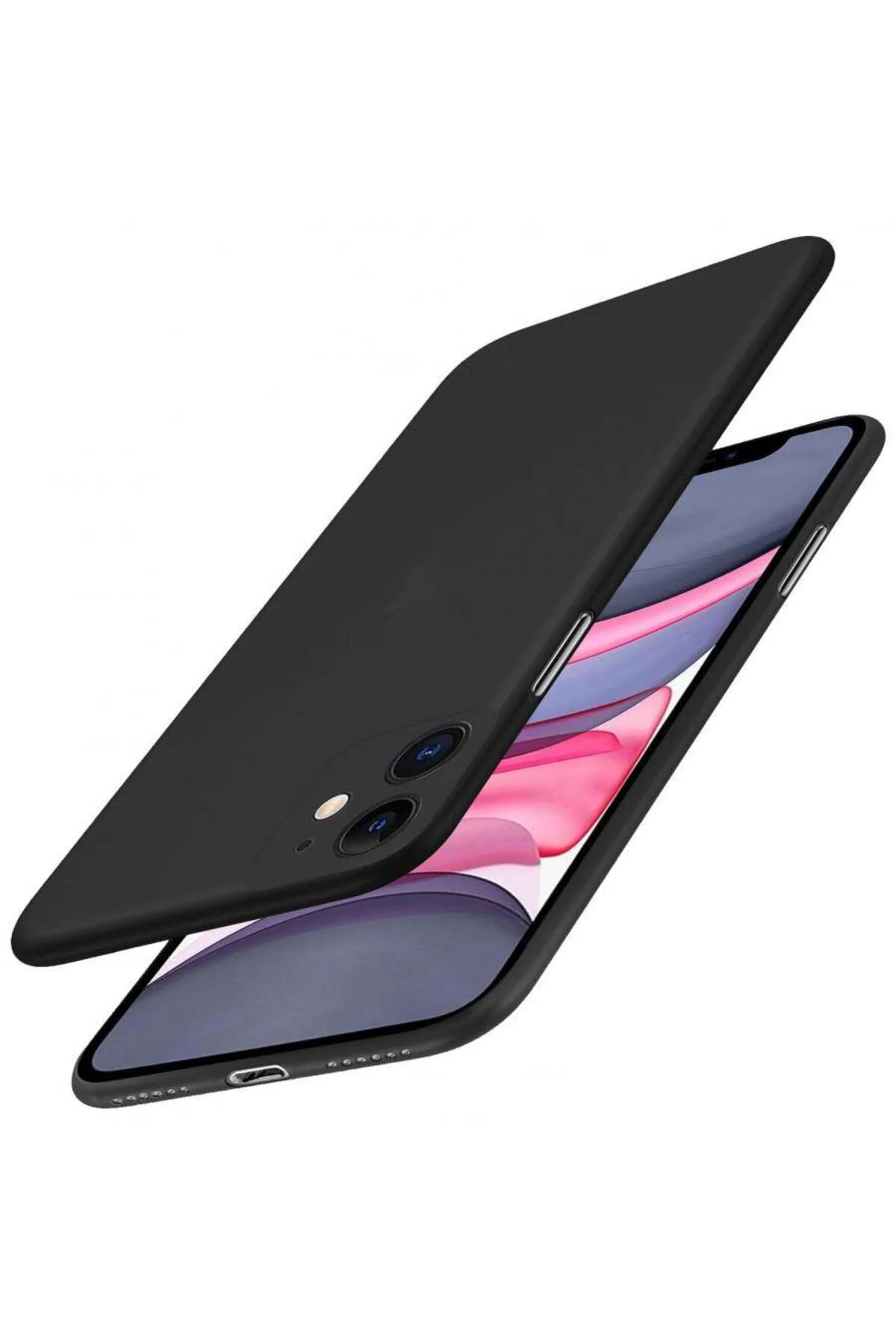 Apple iPhone 11 Ultra Slim Lüx Kılıf Siyah
