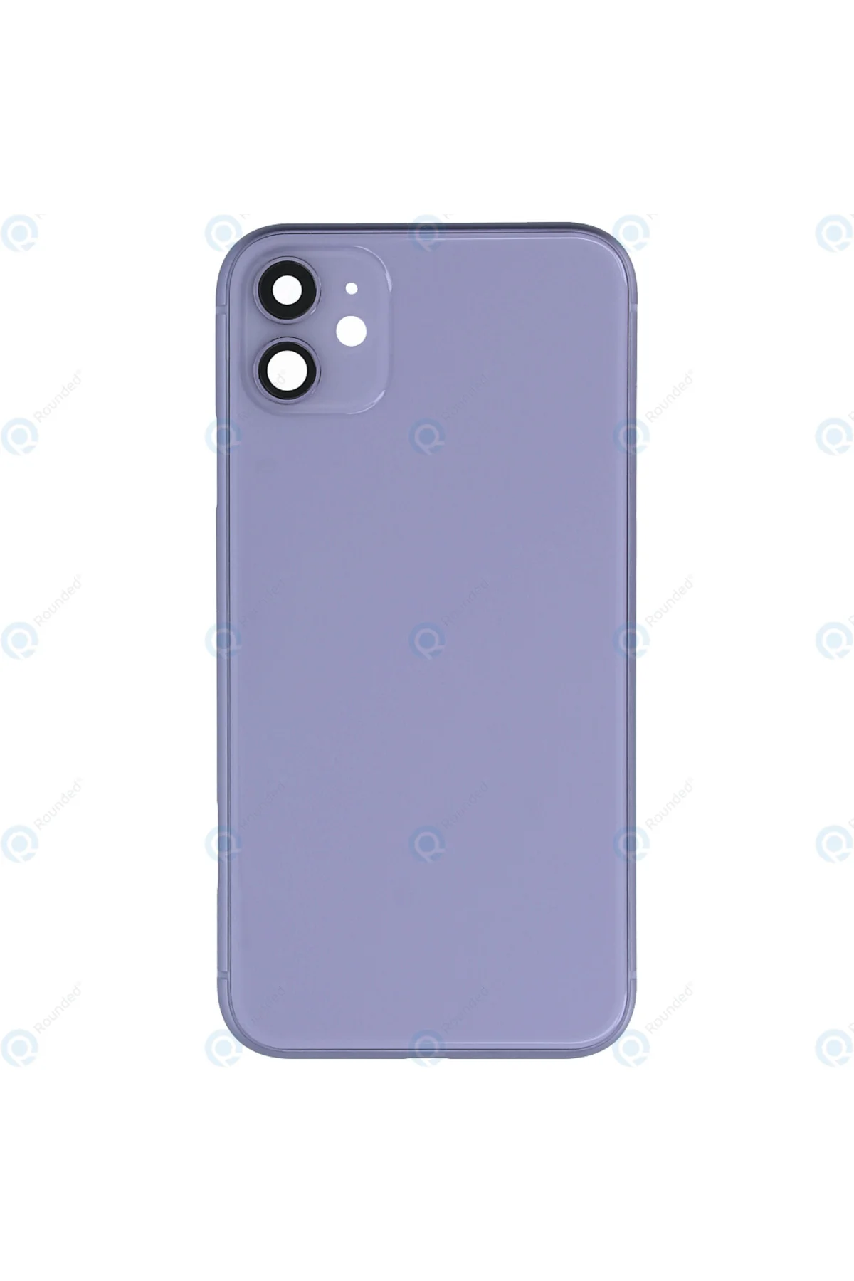 Apple iPhone 11 Uyumlu Logolu, Cam Arka Pil Kapağı - LENS HARİÇ Eflatun Apple iPhone 11 Uyumlu Logolu, Cam Arka Pil Kapağı - LENS HARİÇ Eflatun