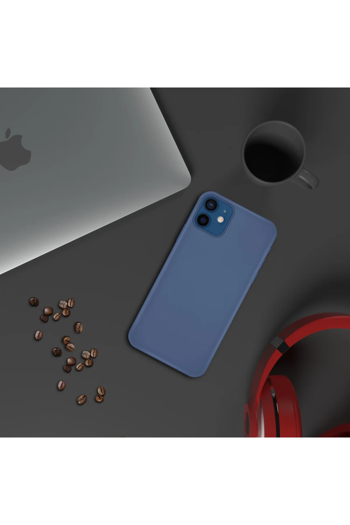 Apple iPhone 12 6.1'' İnce Mat Silikon Kılıf Lacivert Fiyatı, Yorumları ve Özellikleri