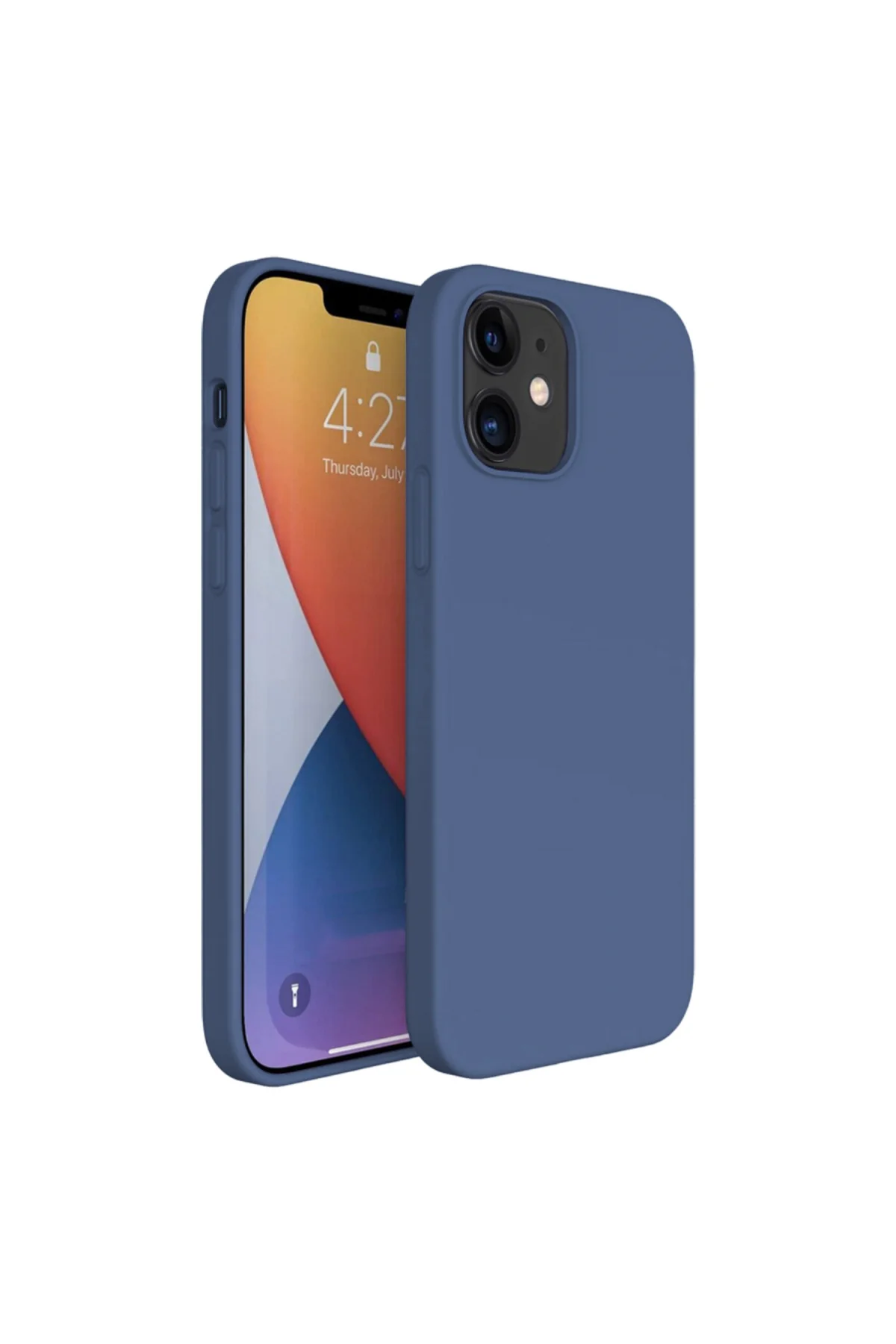 Apple iPhone 12 6.1'' İnce Mat Silikon Kılıf Lacivert Fiyatı, Yorumları ve Özellikleri