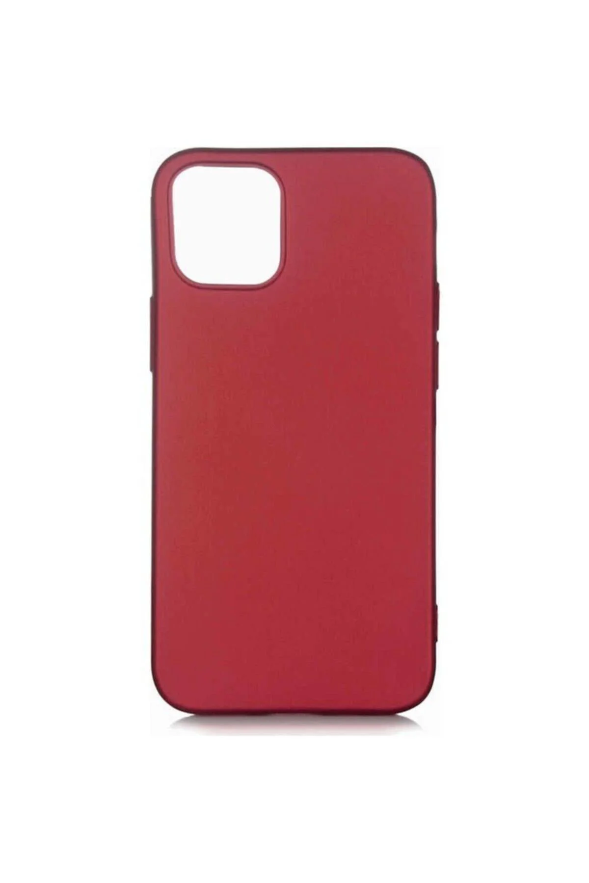 Apple iPhone 12 Pro (6.1'') Premium Silikon Kılıf Bordo
