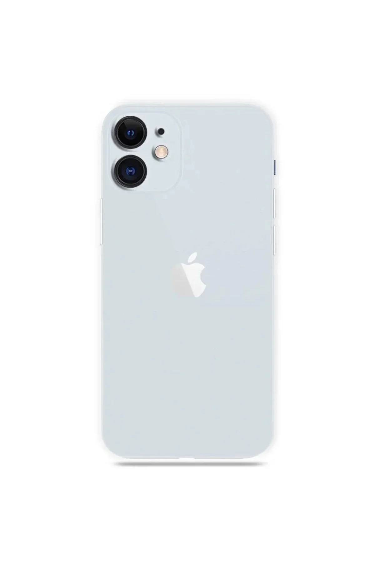Apple iPhone 12 6.1'' Transparent Slim Case Mat Şeffaf
